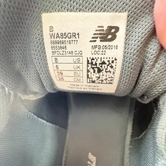 New Balance Womens Sneakers Sz 8 ComfortRide WA85GR1 85V1 Gray Walking Running - Picture 5 of 8